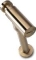 Blue Label Brondby messing design sifon 1 1/4", inclusief muurbuis, geborsteld goud