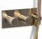 Blue Label Brondby inbouw douchethermostaat met doucheslang en handdouche, incl. inbouwdeel, geborsteld goud FK-003H-BB01