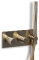 Blue Label Brondby inbouw douchethermostaat met doucheslang en handdouche, incl. inbouwdeel, geborsteld goud FK-003H-BB01