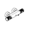 Grohe Precision Feel douchethermostaat z. omstel m. koppelingen HOH=12cm chroom 34789000