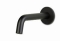 Blue Label Brondby baduitloop 1/2", inkortbaar, lengte 100-180mm, met rozet, mat zwart