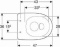 Geberit 300 Basic staand closet vlakspoel rimfree 35.5x47x39cm PK wit 501980001