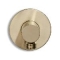 Blue Label Brondby 1/2" aansluitbocht voor inbouwthermostaat 3-weg, geborsteld goud