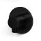 Blue Label Brondby 1/2" aansluitbocht voor inbouwthermostaat 3-weg mat zwart FK-CA22-H-MB1