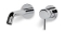 Blue Label Brondby XL wastafelkraan wand 18cm cold start incl. inbouwdeel chroom FK-0322XL-CP