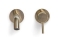 Blue Label Brondby XL wastafelkraan wand 18cm cold start incl. inbouwdeel, geborsteld goud