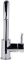 Blue Label Brondby XL wastafelkraan C-uitloop cold start chroom FK-0329XL-CP