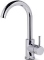 Blue Label Brondby XL wastafelkraan C-uitloop cold start chroom FK-0329XL-CP