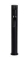 Blue Label Brondby Facet wastafelkraan high rise cold start, gekartelde greep, mat zwart FK-0326K-MB