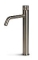 Blue Label Brondby Facet wastafelkraan high rise cold start, gekartelde greep, geborsteld nikkel FK-0326K-BN