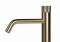 Blue Label Brondby Facet wastafelkraan high rise cold start, gekartelde greep, geborsteld goud FK-0326K-BB