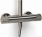 Blue Label Brondby Facet regendouche in hoogte verstelbaar, douchethermostaat, messing hoofddouche 25 cm nikkel FK-8075/SK-BN
