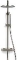 Blue Label Brondby Facet regendouche in hoogte verstelbaar, douchethermostaat, messing hoofddouche 25 cm nikkel FK-8075/SK-BN