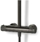 Blue Label Brondby Facet regendouche in hoogte verstelbaar, douchethermostaat, messing hoofddouche 25 cm gun metal FK-8075/SK-GM