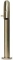 Blue Label Viby fonteinkraan hoog model geborsteld goud FK-0327-BB