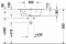 Duravit, Dubbele wastafel, ME by starck, met overloop, 1x kraangat, met overloop, 630 x 180 x 490mm (BxHxD), keramiek, wit