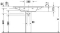Duravit Starck Me meubelwastafel m. 1 kraangat m. overloop 103x49cm wit 2336100000