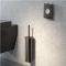 Geesa Nemox toiletborstelhouder, muurbevestiging black metal