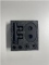Thermrad Tone design onderblok 1/2" mat zwart met thermostaatknop, koppeling 16x2 en 15mm, rozet en afdekking tbv middenaansluiting.