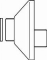 Ideal Standard, S-koppeling, met rozet, 13mm sprong, G1/2" x G3/4" (buitendraad x buitendraad), chroom (set van 2 stuks)