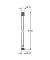 Grohe Silverflex doucheslang kunststof 1/1"x175cm twiststop cool sunrise 28388GL1 
