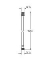 Grohe Silverflex doucheslang kunststof 1/2"x125cm twiststop warm sunset 28362DA1