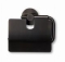 Blue Label Vida Facet toiletrolhouder met klep gun metal