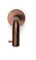 Blue Label Brondby fonteinkraan wandmodel geborsteld brons FK-0323BR