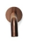 Blue Label Brondby baduitloop 1/2", inkortbaar, lengte 100-180mm, met rozet, geborsteld brons