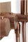 Blue Label Brondby inbouw douchethermostaat met doucheslang en handdouche, incl. inbouwdeel, geborsteld brons FK-003H-BR01
