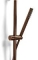 Blue Label Brondby douchesysteem in hoogte verstelbaar, messing hoofddouche, geborsteld brons FK-8075-S-BR