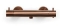 Blue Label Brondby douchethermostaat 15cm met koppelingen geborsteld brons FK-8072A-BR