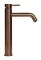 Blue Label Brondby XL wastafelkraan high rise cold start, geborsteld brons FK-0326XL-BR