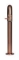 Blue Label Viby facet fonteinkraan hoog model geborsteld brons FK-0327K-BR