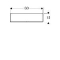 Geberit Option spiegelkast, 2 deuren, frontspiegel, soft-close, met WCD, hxbxd 700x600x150mm
