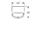 Geberit 300 urinoir 90 achterinlaat wit S8602500000G
